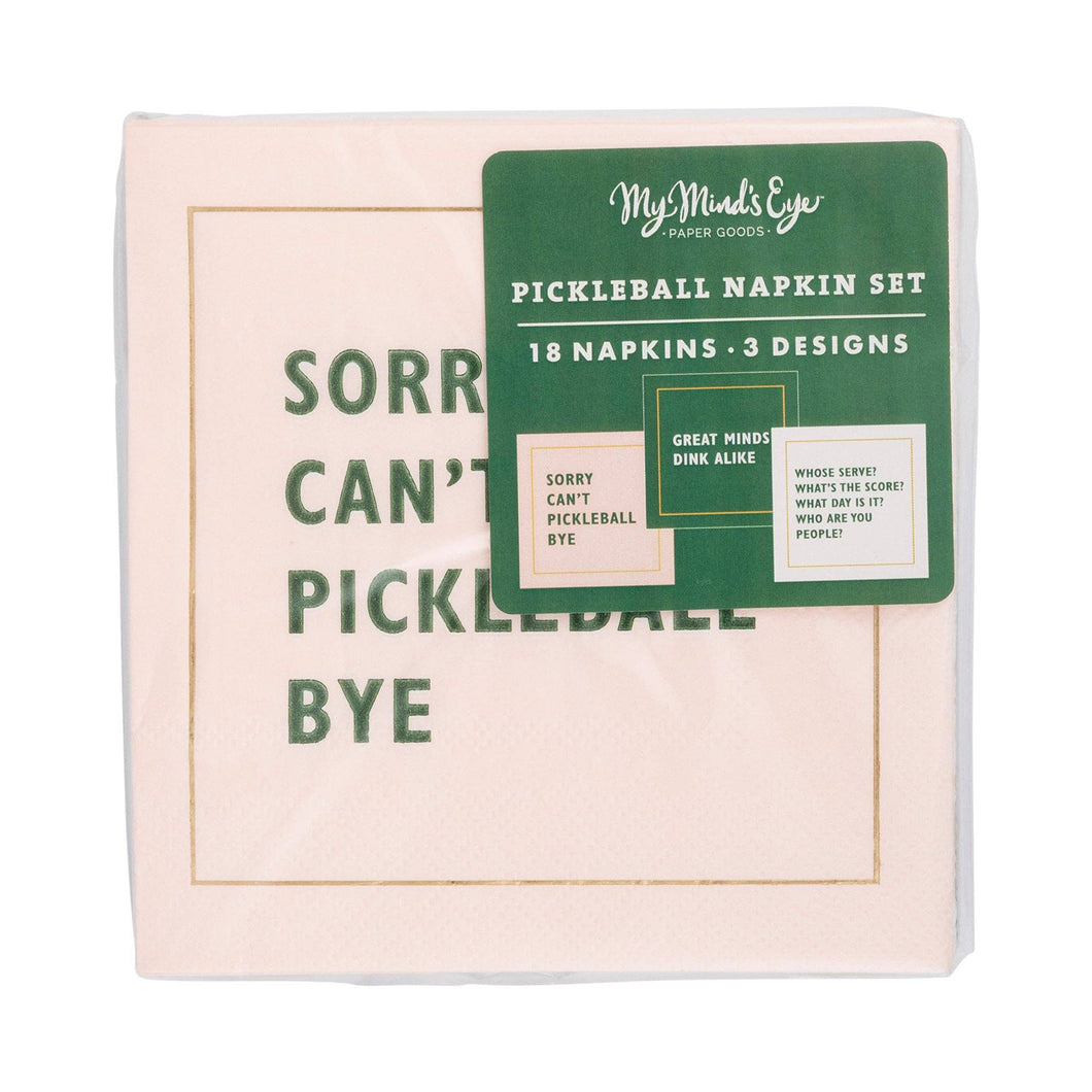 PCK1036 - Pickleball Sayings Paper Cocktail Napkin Set