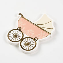 Pink Baby Carriage Beverage Napkins (16 ct.)