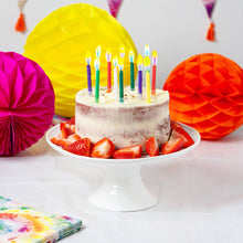 Colored Flame Birthday Candles | 12 Pack | Cake Supplies |