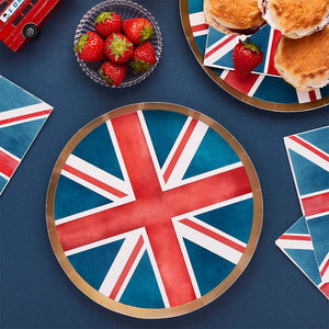 Union Jack Paper Plates (8 ct.) by Hootyballoo by Club Green  5038451119410 