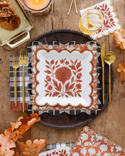 FAL1339 - Black Fall Plaid Dinner Napkin