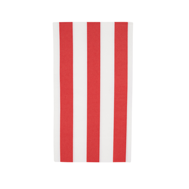 Cherry Red Cabana Stripe Napkins (20 ct.)