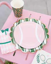 TEN1142 - Tennis Striped Plate