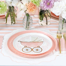 Pink Baby Carriage Beverage Napkins (16 ct.)