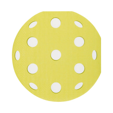 PCK1037 - Pickleball Shaped Paper Cocktail Napkin