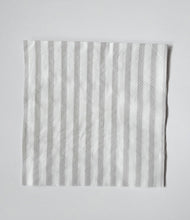 Classic Stripe Light Gray Large Napkins (Set of 16)