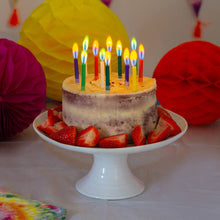 Colored Flame Birthday Candles | 12 Pack | Cake Supplies |