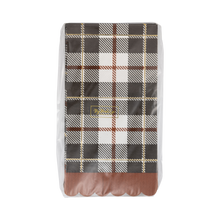 FAL1339 - Black Fall Plaid Dinner Napkin