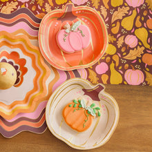 GOURDGEOUS PUMPKIN LUNCH PLATES