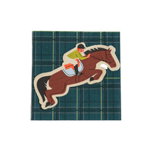 Horse Plaid Party Napkins (8x8in, qty 20)