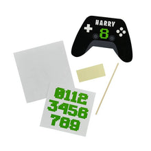 Game Controller Cake Topper (includes personalization stickers)
