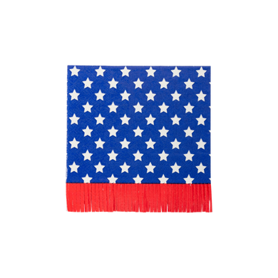 Stars and Fringe Paper Cocktail Napkins (24 ct.)