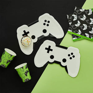 Game Controller Shape Paper Plates (8 ct.)