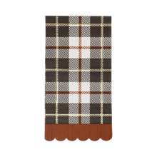 FAL1339 - Black Fall Plaid Dinner Napkin