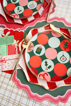 Holiday Stripes Dinner Paper Plates (8 ct.)
