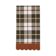 FAL1339 - Black Fall Plaid Dinner Napkin