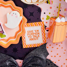 GIVE 'EM PUMPKIN COCKTAIL NAPKINS