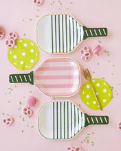 Pink Paddle Shaped Paper Plates (8 ct.)