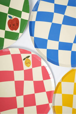 Little Chef Checkered Paper Plates (12 ct.)