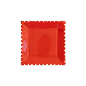 Believe Red & White Scallop Plates (8 ct.) by My Mind’s Eye  699464260039 