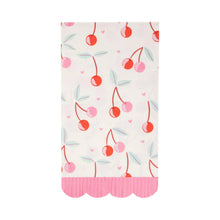 Cherries Fringe Scallop Guest Napkins (24 ct.)
