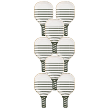 PCK1043 - White Paddle Shaped Paper Plate