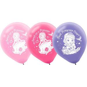 Disney Sophia The First Latex Balloons by amscan  013051466091 