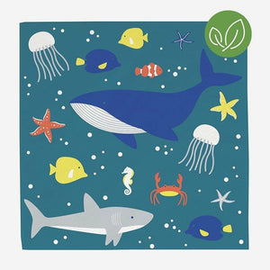 Ocean Animals Napkins ( 20 ct.) by My Little Day  3700690811494 