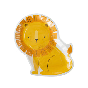 Safari Lion Shaped Paper Plates (8 CT.) by My Mind’s Eye  699464262293 