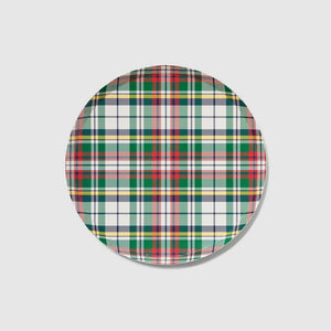 Festive Holiday Plaid Large Plates (10 ct.) by Coterie Party Supplies  787790268703 