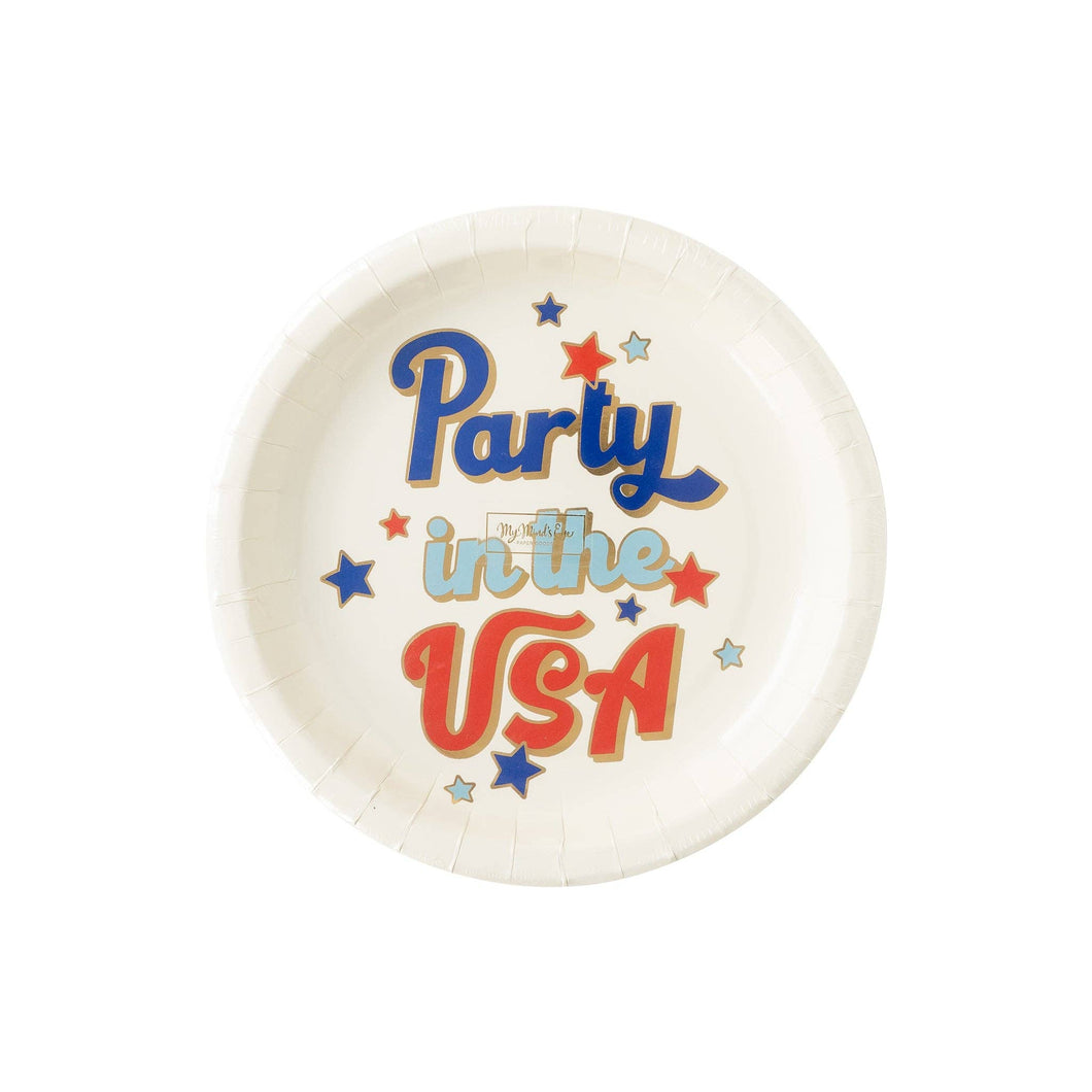 Party in the USA Plates ( 8 ct.)