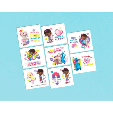 Disney Doc McStuffins Temporary tattoos, 16 per package, 2