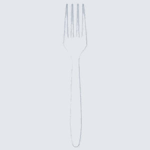 White Plastic Forks by amscan  048419877868 