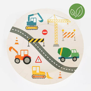 Construction Plates (8 ct.) by My Little Day  3700690811876 