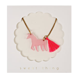 Unicorn Necklace by meri meri  9781633253186 