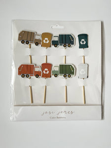Garbage Truck Toppers (8 Count) by Josi James  850044012961 