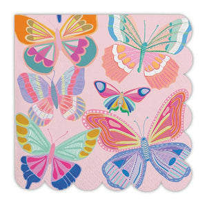 Butterfly Scalloped Cocktail Napkins ( 20 ct.)
