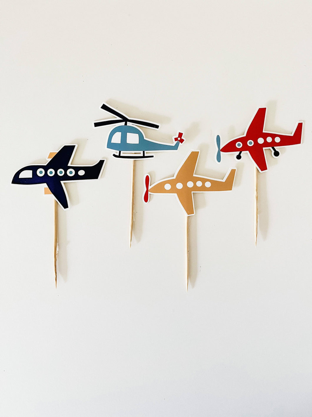 Airplane Cupcake Toppers (8 ct.)