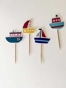 Boat Cupcake Toppers (8 ct.) by Josi James   