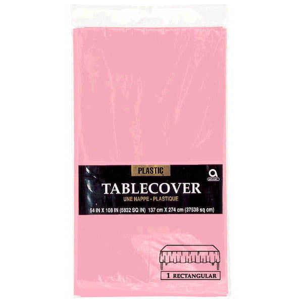 pink table cover