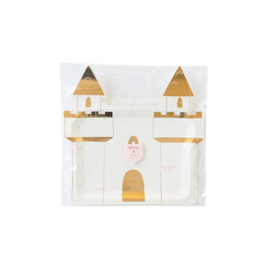 Princess Castle Shaped Plate (8 ct.)