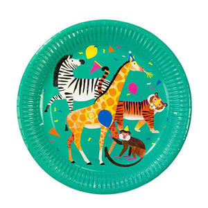 Party Animals Plate by Talking tables  5052715090079 
