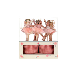 Meri Meri Ballerina Cupcake Kit (x 24 toppers) by Meri Meri  9781534041912 