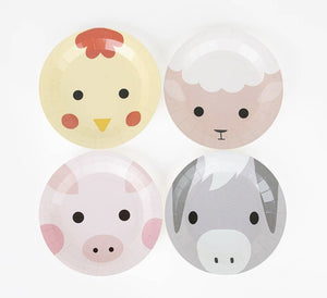 Mini Farm Plates (8ct.)