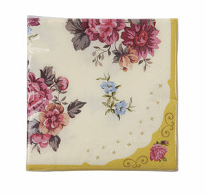 Lovely new floral napkins! A beautifully designed napkin to add to our Truly Scrumptious range!  30 Paper Napkins, approx. 10" x 10"