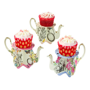 Truly Alice Teapot Cupcake Stands
