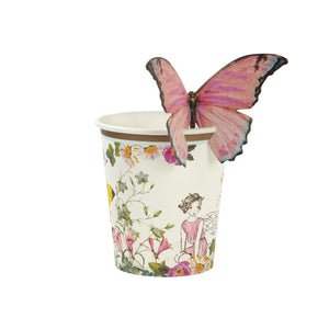 Truly Fairy Party Cups with Butterfly Detail