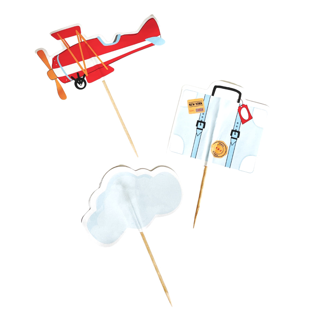 Airplane Toppers (Set of 12)