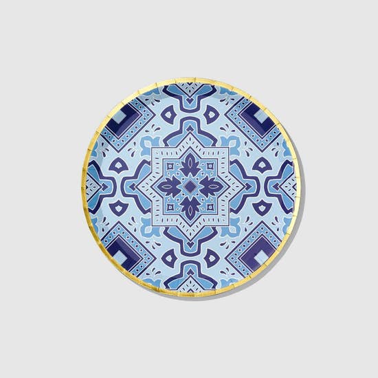 Amalfi Blue Plates- Small and Large