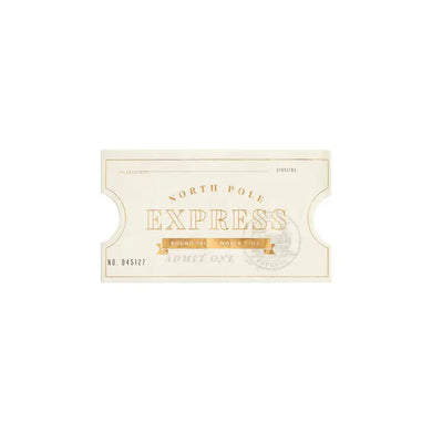 North Pole Express Ticket Shaped Guest Napkin (18 ct.)